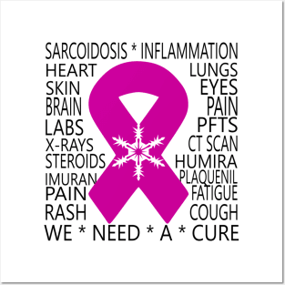 Sarcoidosis Info: We need a cure Posters and Art